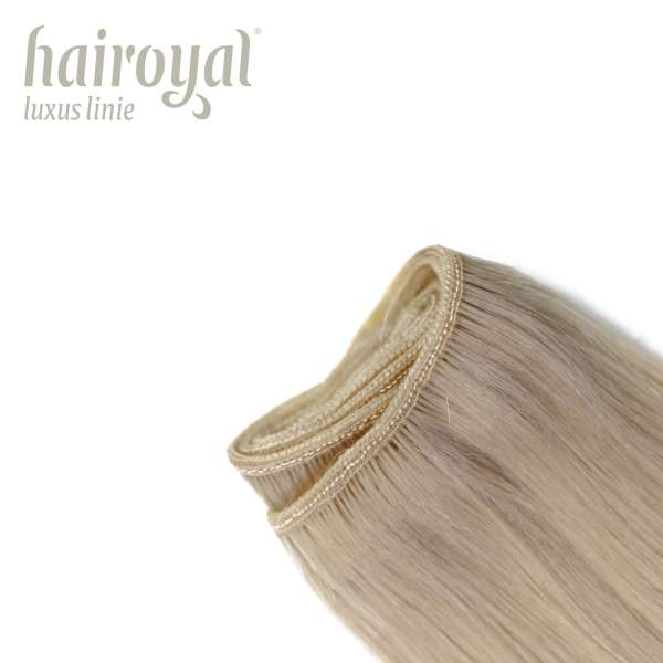 Hairoyal luxury weft #1001 straight (bright platinum blonde)