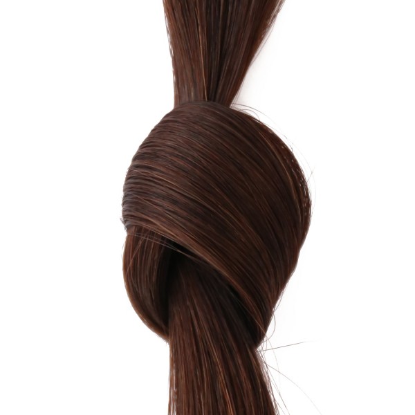 she Hair Extensions Clip-On-Tressen #4 (chestnut)