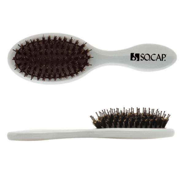 she Hair Extensions Pocket Brush - silver