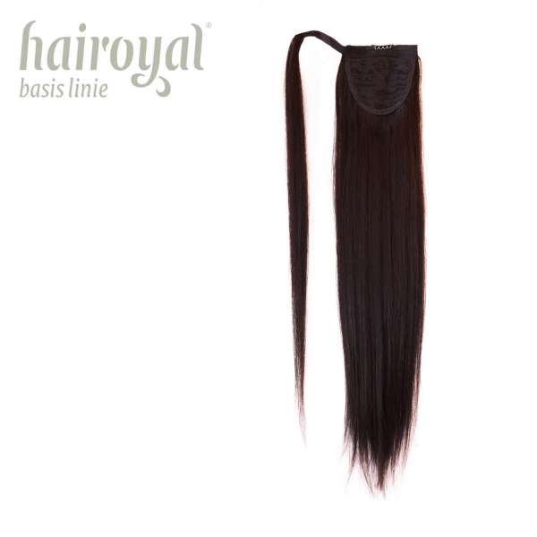 Hairoyal basis linie Ponytail #2 (darkbrown) - glatt