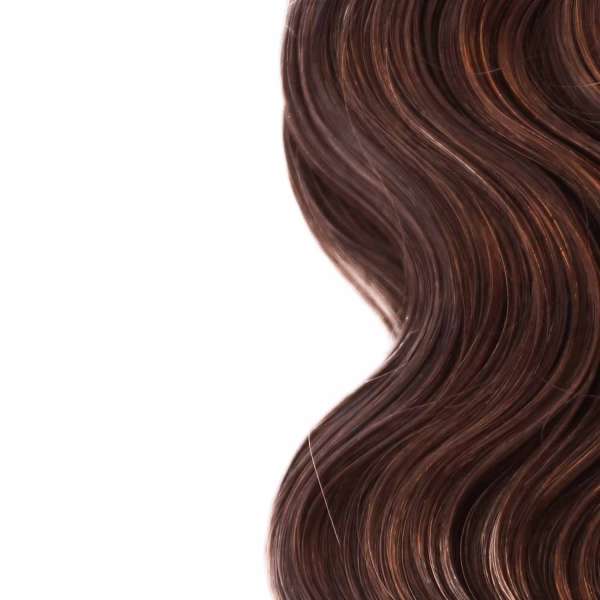 Hairoyal Extensions #4 wavy (chestnut)
