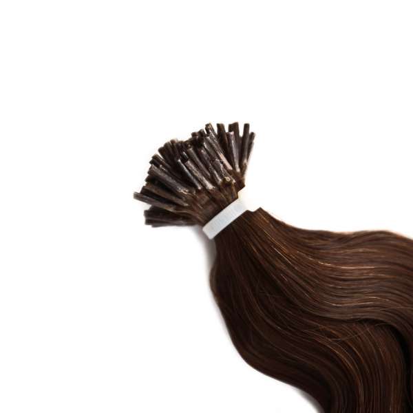 Hairoyal Microring-Extensions #4 gewellt (chestnut)