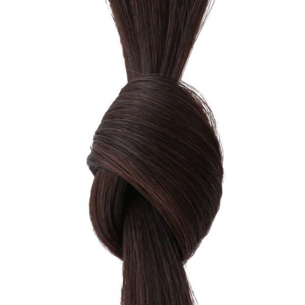 she Hair Extensions #2 gelockt 50/60 cm (dark chestnut)