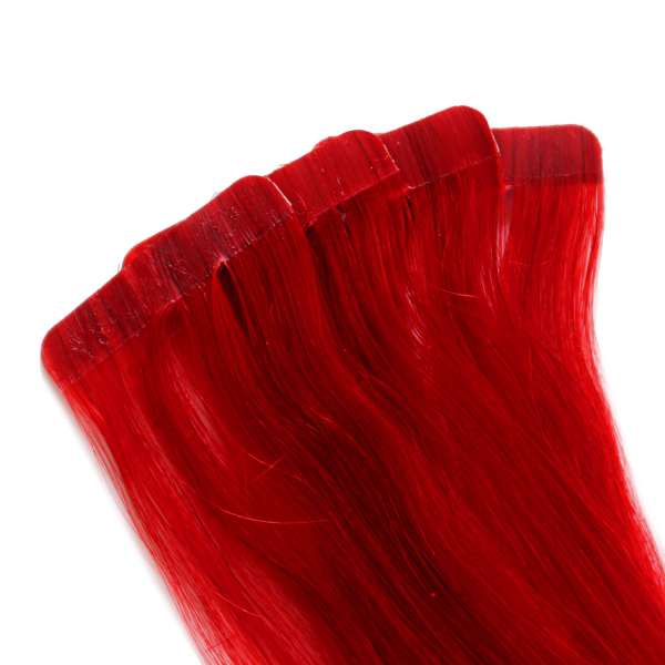 Hairoyal Skinny's - Tape Extensions glatt #Red
