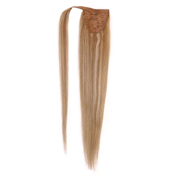 Hairoyal basic linie Ponytail #140 (very light ultra blonde/ golden blonde) - straight