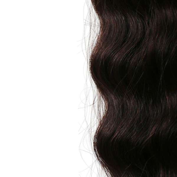 Hairoyal luxus linie 50 cm #2 gewellt (black-brown)