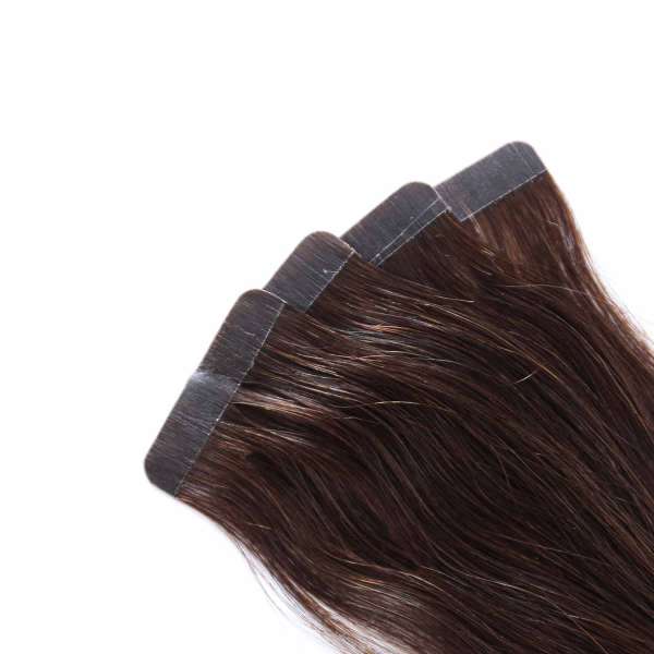 Hairoyal Skinny's - Tape Extensions glatt 60 cm #4 (chestnut)