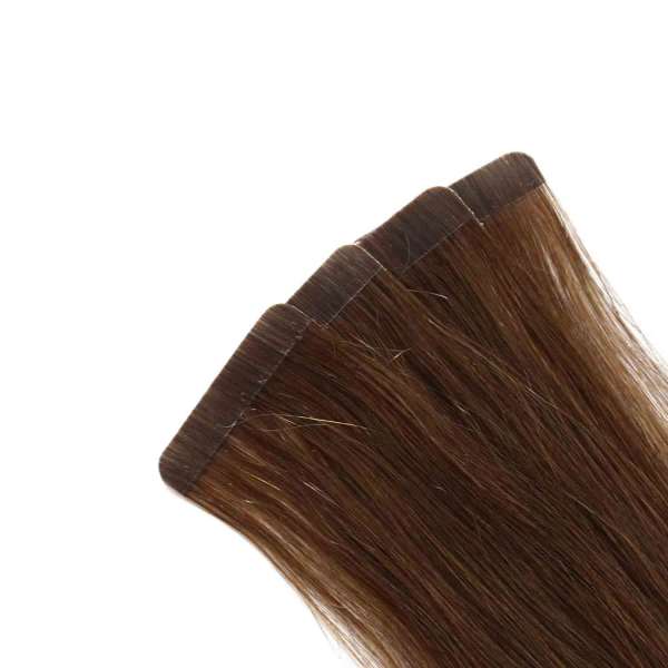 Hairoyal Skinny's - Tape Extensions straight #8 (light brown)