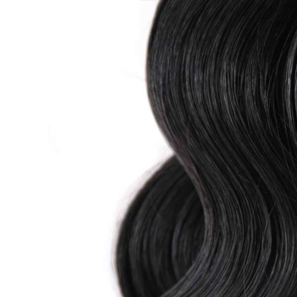 Hairoyal Extensions 60 cm #1b gewellt (black)