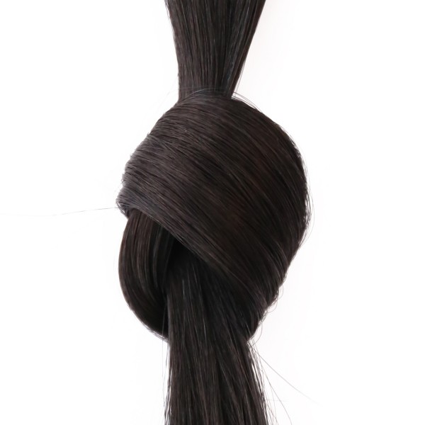 she Hair Extensions #1b wavy 50/60 cm (off black)