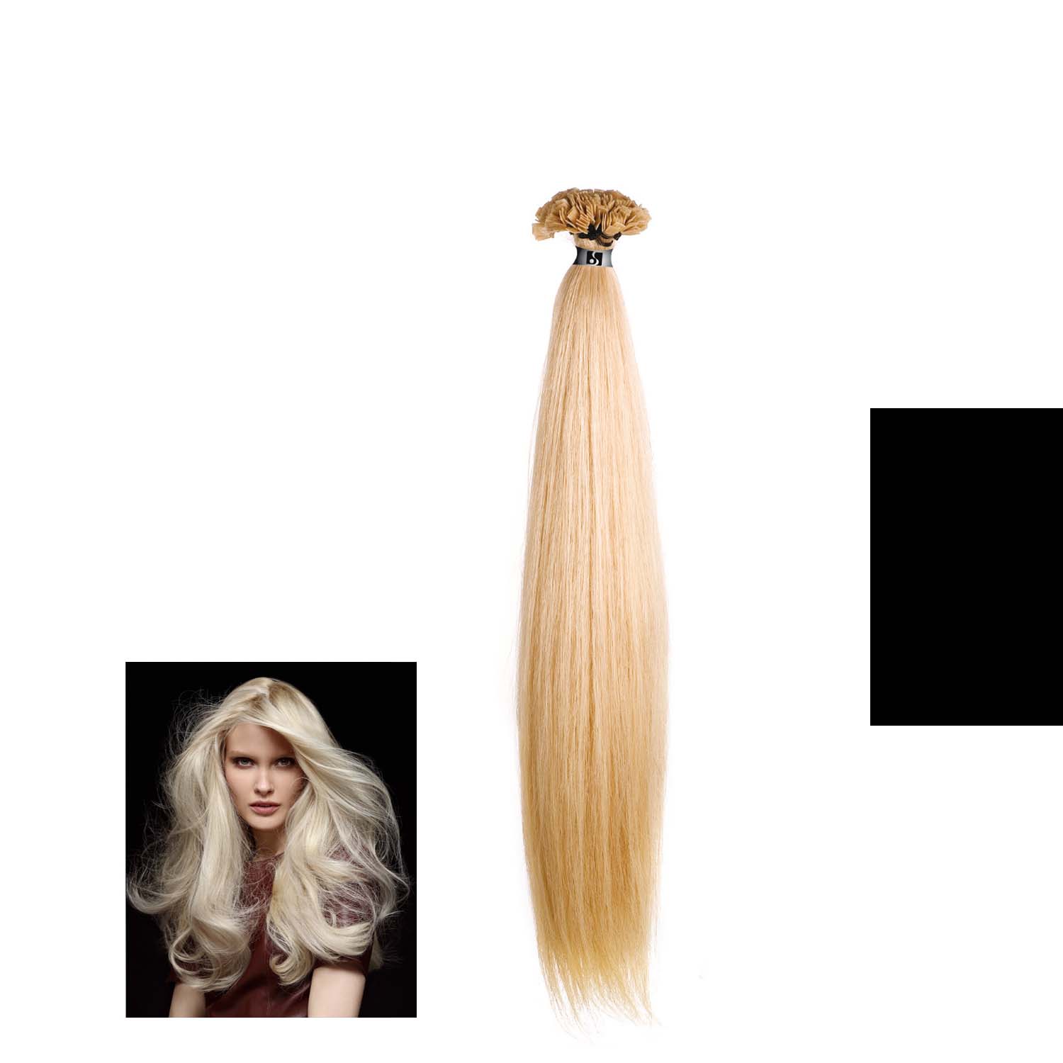 she Hairextensions #1001 straight 65/70 cm blonde | Hairoyal - Online Shop